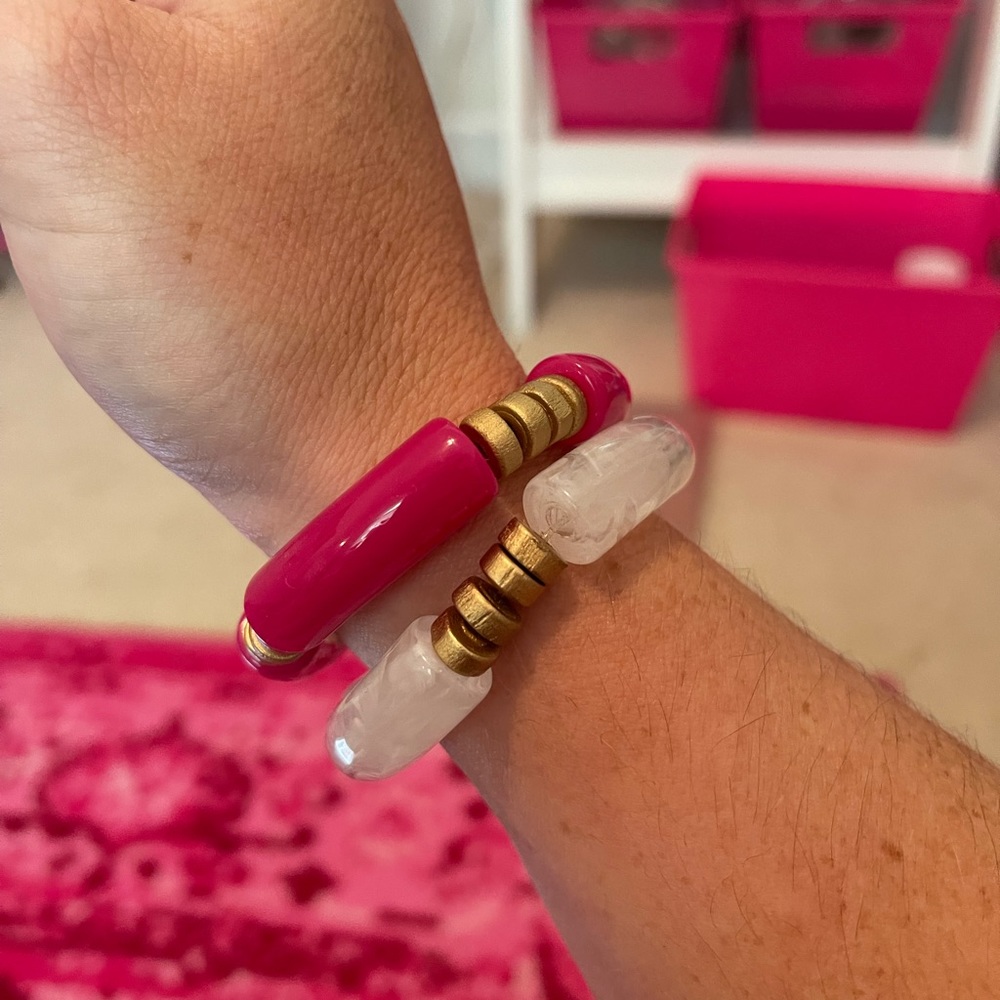 Acrylic bracelet stack - Picture 3 of 3
